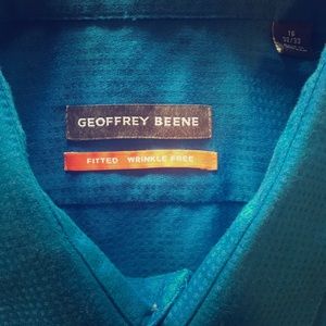 Geoffrey Beene dress shirt, sharp blue color